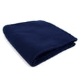 thumbnail image 4 of Solid Color Fleece Unisex Winter Scarf (Navy), 4 of 7