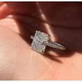 thumbnail image 2 of solitaire jewels 2.5CT Radiant Moissanite Hidden HaLo Engagement Ring For Women, 18K Yellow Gold, 2 of 6