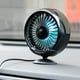 thumbnail image 3 of Ventilador de coche de 12V con luces LED de colores • Ajustable de 3 velocidades • Rotación de 360° • Alimentado por USB • 5W Potente refrigeración para las rejillas de aire acondicionado del, 3 of 3