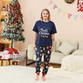 thumbnail image 3 of Pisexur Pyjamas de Noël pour la Famille Mode Imprimé Manches Courtes Col Rond Tee Tops Pantalons Assortis Pyjamas de Noël pour Hommes/femmes/enfants, 3 of 6
