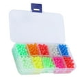 thumbnail image 1 of Fishing Beads, Durable Bright Color Fishing Beads Set Easy To Use Long Luminous Time  For Fishing For  Stopper Beads Set B, 1 of 8