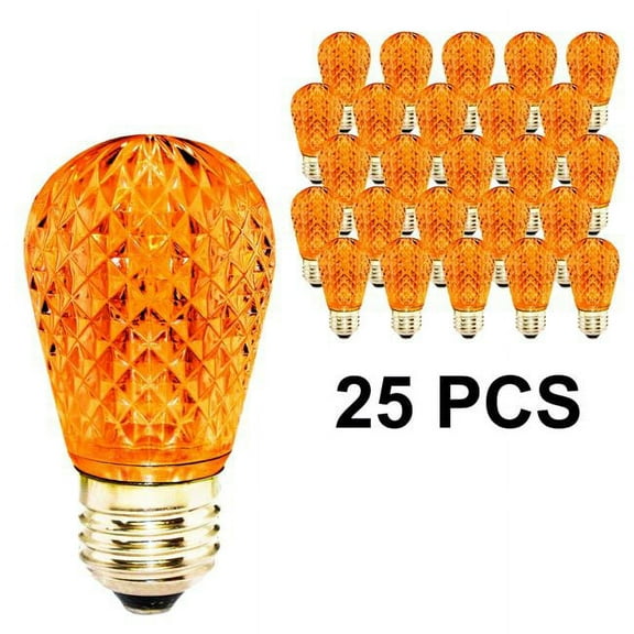 Queens of Christmas  T50 SMD Retrofit Lamp, Orange - Pack of 25