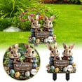 thumbnail image 2 of Hbdhejl Animal Rabbit Outdoor Courtyard Decoration Garden Pile Acrylic Beautification Prop Insertion, 2 of 9