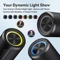 thumbnail image 2 of Portable Bluetooth Speaker, IPX7 Water Resistance, Featuring Powerful 20w Stereo Sound, 15 Hours Of Battery Life, And Dynamic Rgb Lighting, Perfect for Use In the Shower or By the Pool, 2 of 8