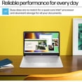 thumbnail image 3 of HP Everyday Laptop Computer for Student & Business • Intel Quad-Core CPU • 8G RAM • 128GB UFS+256GB SD Card • 1-Year Microsoft Office 365 • AI-Powered • 14 Inch LED • Windows 11 Pro, 3 of 8