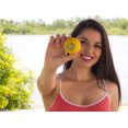 thumbnail image 2 of Pelotas Frescobol Pro Vero Brasil Amarillo Verde Paquete de 4, 2 of 3