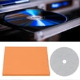 thumbnail image 1 of CD DVD Stabilizer Carbon Fiber 0.2mm Tuning Mat Disc Stabilizer for Top Loading Player White, 1 of 5