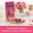 Ghirardelli Milk Chocolate Caramel Duet Hearts for Valentines 6 oz Bag