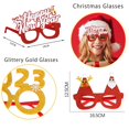 thumbnail image 5 of 1Pcs Christmas Glasses Glitter Party Glasses Frames Christmas Decoration Accessories Costume Eyeglasses for Christmas Parties Holiday Favors Photo Booth, 5 of 6