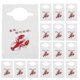 thumbnail image 1 of 100Pcs Lobster Bibs Disposable Bibs Disposable Dining Bibs Seniors Elderly Disabled Patients Bibs, 1 of 4