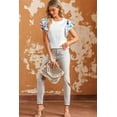 thumbnail image 6 of Ushdele Flirty Puff Sleeve Tee - Soft White, Everyday Chic, 6 of 8