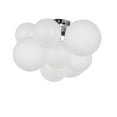 thumbnail image 4 of MLS-143FH-MB-FR Dainolite Miles - 3 Light Flush Mount-Matte Black Finish, 4 of 4