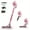 Pink Color, variant on Max 60Kpa Powerful Stick Vacuum, Up To 55Mins, Vacuum Cleaners For Home Anti-Tangled Lightweight Handheld For Hardwood Floor, Carpets, Pet Hair Includes Corded And Cordless Vacuum Cleaners
