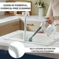 thumbnail image 6 of SALAV® CS-100 CleanSteam Compact Steam Cleaner, White, 6 of 9
