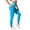 Sky Blue, variant on GEWSEY Thick High Waisted Leggings with Pockets for Women - Soft Tummy Control Yoga Pants for Workout Athletic Lounge (Hot Pink, M)