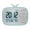 Blue, variant on Innovative TV Look Digital Alarm Clock with Alarm and Calendar for Office Use