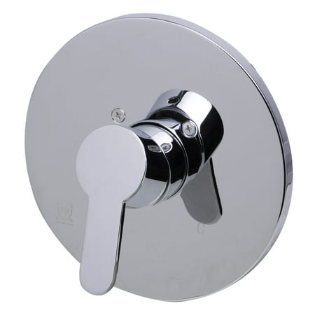 - ALFI brand AB3001-PC Polished Chrome Shower Valve Mixer with Rounded Lever Handle