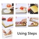 thumbnail image 1 of Matsuzay Forma Rectangular Silicona Pastel Suizo Estera Molde de Sushi Pizza Pan para hornear Rodillo de Herramientas y accesorios para hornear Café Matsuzay JJ14469-01, 1 of 6