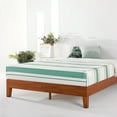 thumbnail image 6 of Best Price Mattress Naturalista Grand - 12 Inch Solid Wood Platform Bed with Wooden Slats, Twin, Cherry, 6 of 8