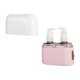 thumbnail image 1 of Botellas para artículos de tocador de viaje, contenedores para artículos de tocador, accesorios de aviación para cosméticos. 2 piezas rosa, 1 of 9