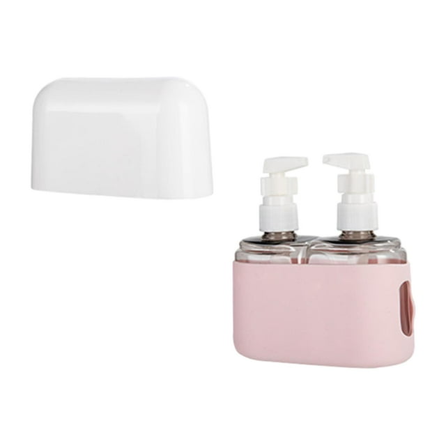 Travel Bottles for Toiletries Empty Reusable Toiletry Container Refillable for Shampoo Body Wash Cosmetics Perfumes Foam Soap 2pcs pink