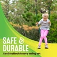 thumbnail image 3 of Swurfer Tree Outdoor Belt Swing Set Swings, Playground Swing Seat Replacement, Swing Set Accessories, Green, 3 of 6