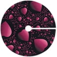 thumbnail image 1 of FMSHPON Valentine Rose Gradient Hearts Xmas Christmas Tree Skirt Stand Mat for Holiday Party Decoration Indoor Outdoor 36 inches, 1 of 6
