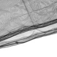 thumbnail image 4 of Unique Bargains 77.2' Adjustable Drawstring Feather Catcher Airy Skirt Mesh Bird Cage Net Cover, Black, 4 of 5