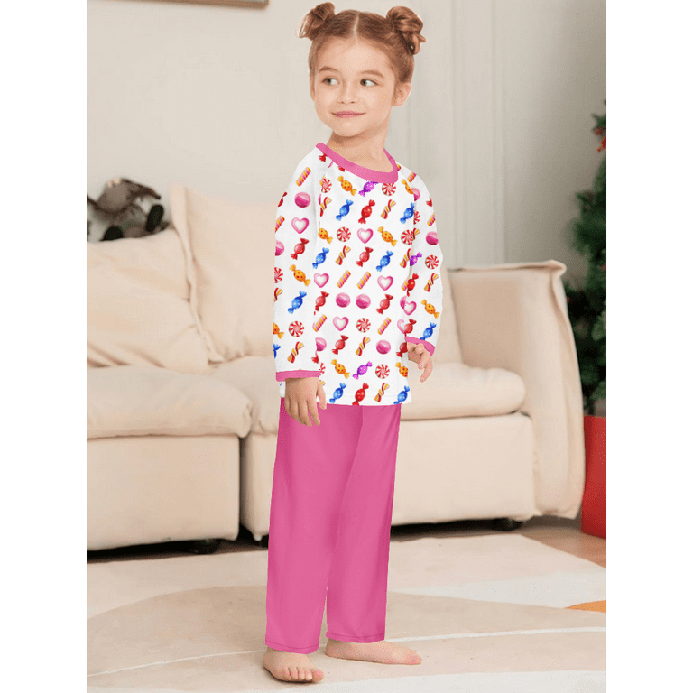Boys Christmas Pajamas Pjs Cotton Long Sleeve Casual Snug Fit