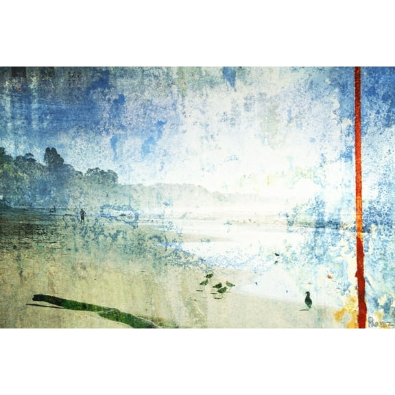 Bluffs by Parvez Taj Painting Print on Wrapped Canvas