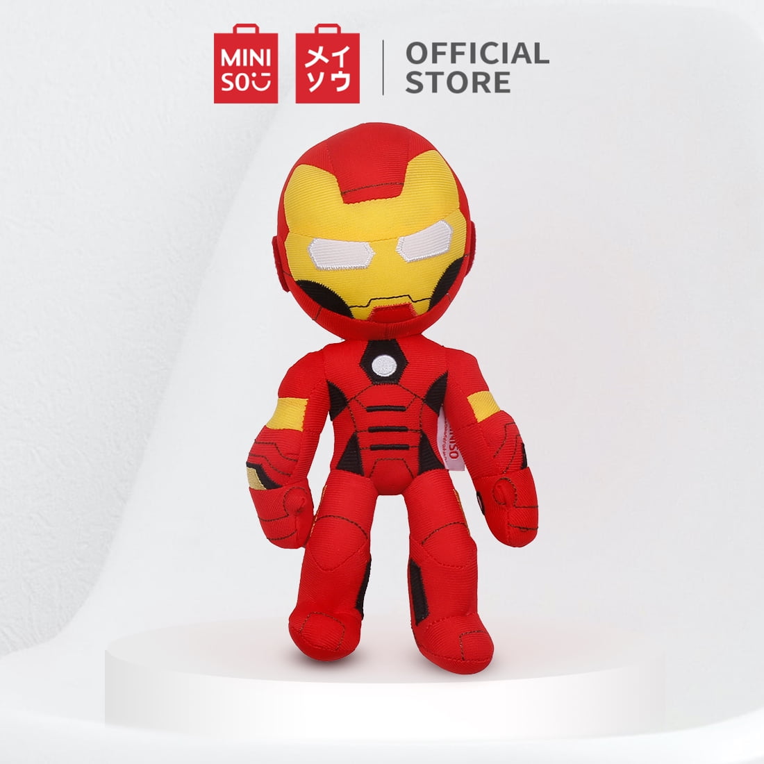MINISO Marvel Peluche Ironman, Peluches pour Enfants, Rouge