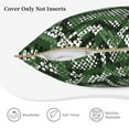 thumbnail image 5 of Kll Green Snakeskin Decorative Throw Pillow Covers Velvet Soft For Couch Sofa Bedroom Living Room Outdoor -18"X18", 5 of 8