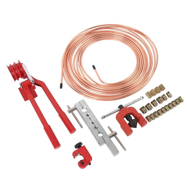 3/16 Inch Brake Line Kit, Long Life Brake Line Flaring Tool Kit for Transmission Systems