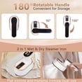 thumbnail image 5 of Compact LED Handheld Steamer for Clothing - Portable Mini Ironing Solution for Travel, 5 of 5