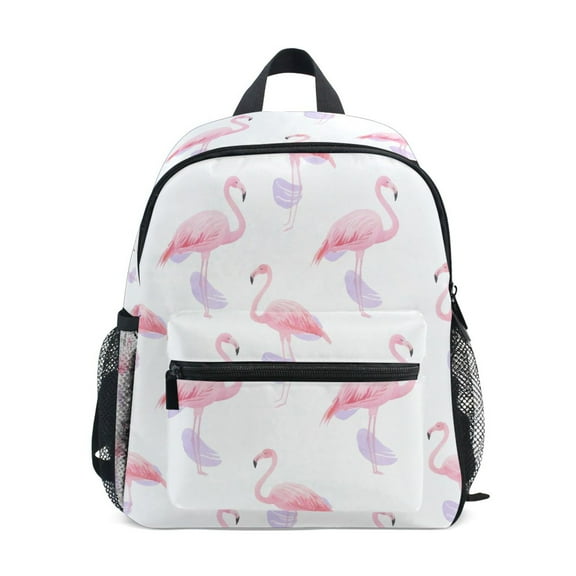 ALAZA Flamingos Watercolor School Backpack Small Bookbag Mini Bags