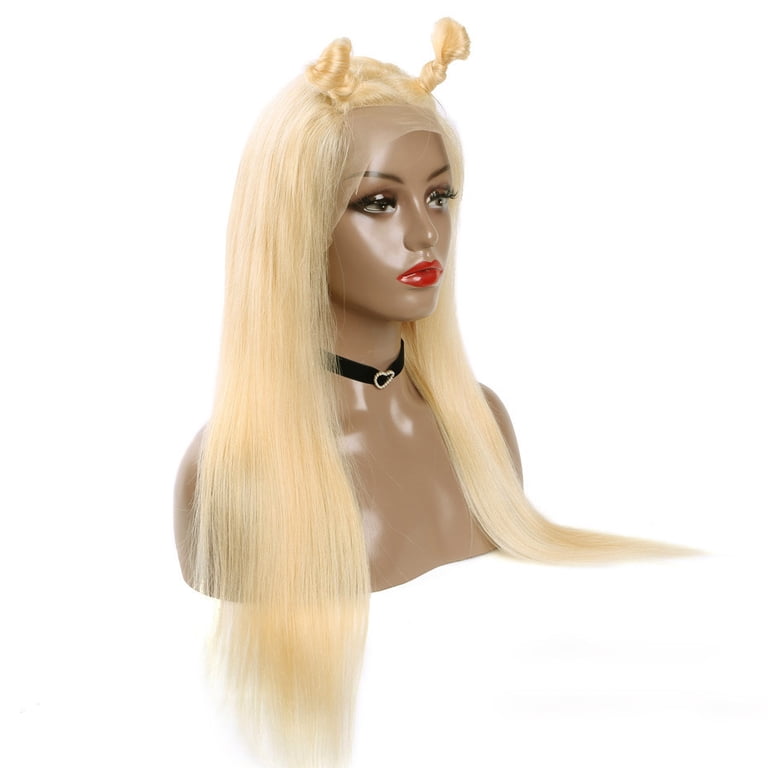 13X4 Lace Frontal Wigs Bleached Knots Brazilian Virgin Human  display picture 2