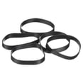 thumbnail image 1 of 120Pcs Bandas de goma de silicona, anillos de bandas de goma de 5mm x 30.5mm, ataduras de cable para envolver cordones, negro, 1 of 5