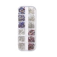 thumbnail image 2 of Dvkptbk nail sticker Nail Art Flat Rhinestones Mix and Match Size Glass Nail Sticker Rhinestones, 2 of 2