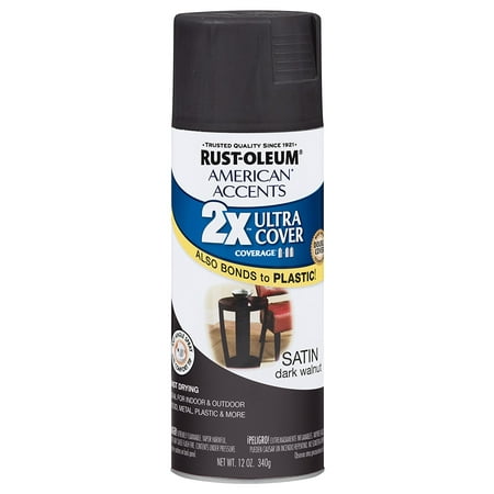 Rust-Oleum American Accents Ultra Cover spray paint, Ideal for interior/exterior use on virtually any surface including wood, plastic, metal, wicker,.., By