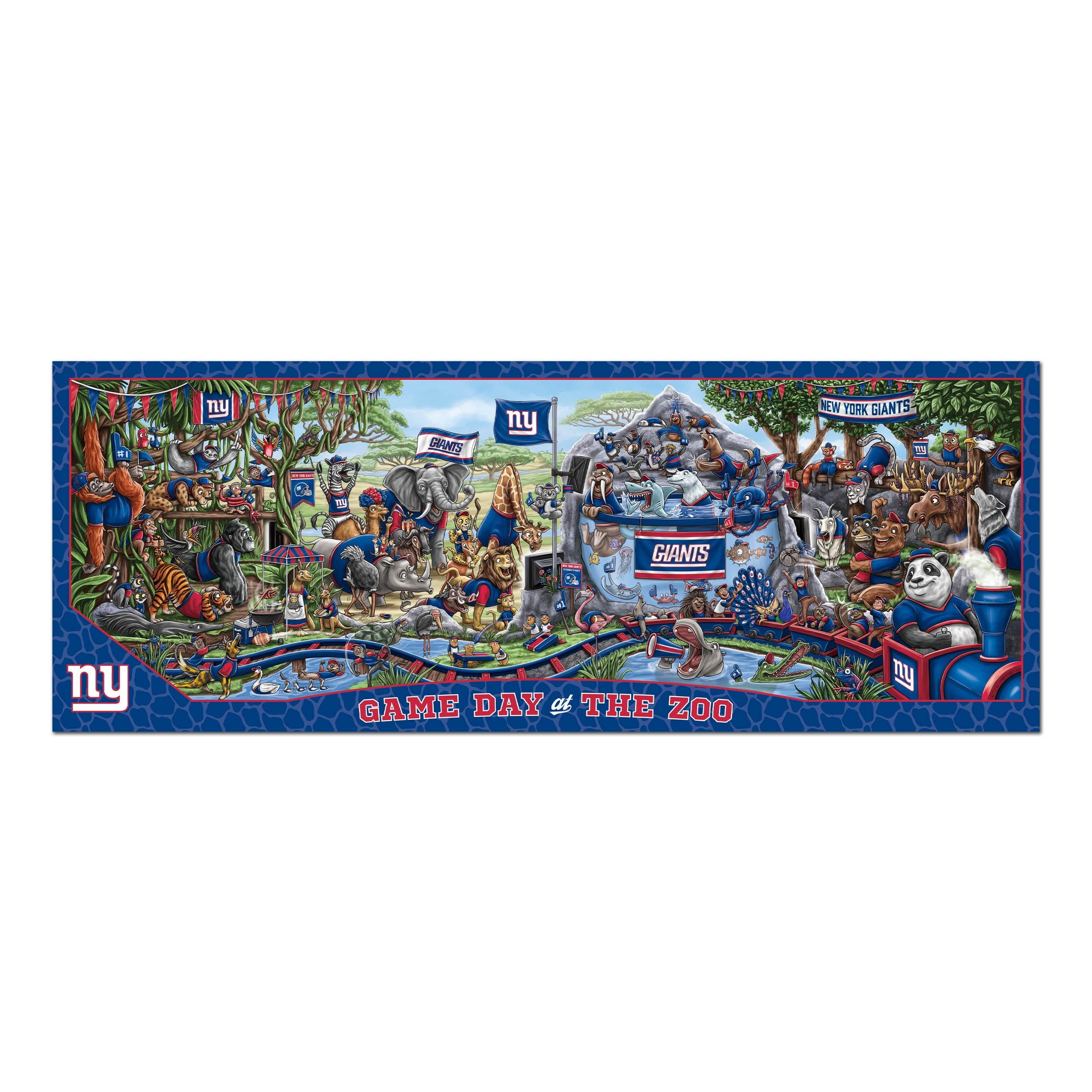 YouTheFan NFL New York Giants Game Day at the Zoo - 500 pc Puzzle