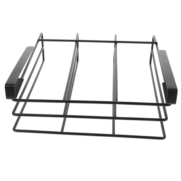 ADDHAT Organizador Colgante De Cocina Negro Para Gabinete Con Resistente Y