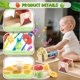 thumbnail image 5 of Juego de juguetes Montessori de madera con forma de huevo de dinosaurio para más de 6 meses con tambor, 5 of 7