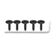 thumbnail image 3 of 50pcs N90892001 Car Fender Liner Splash Guard Under Cover License Bracket Tapping Screw Bolt for VW for Audi for Porsche, 3 of 6