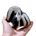 thumbnail image 6 of Children Soft Sole Outdoor Walking Footwear Boys Girls Breathable Mesh Hook & Loop Casual Sneakers Black 24, 6 of 9