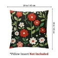 thumbnail image 4 of nygtbtfer Set of 2 Indoor/Outdoor Throw Pillow  in Polyester Fabric Garden Floral Inc. White, 4 of 7