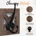 thumbnail image 4 of Autumn Alley Farmhouse Bathroom Hooks for Towels, Coat Hooks, and Robe Hooks - Towel Hooks for Bathroom Wall Mounted - 2 Pack, 4 of 9