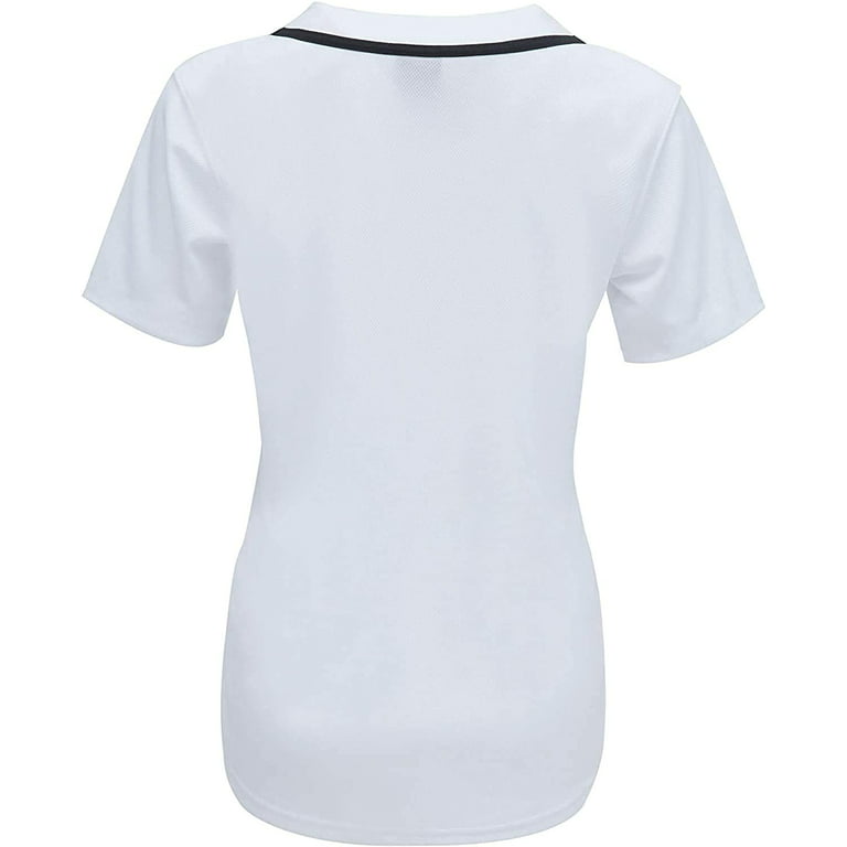 Under Armour One-Hop Full Button Softball Jersey Women's Small USJ120W  White