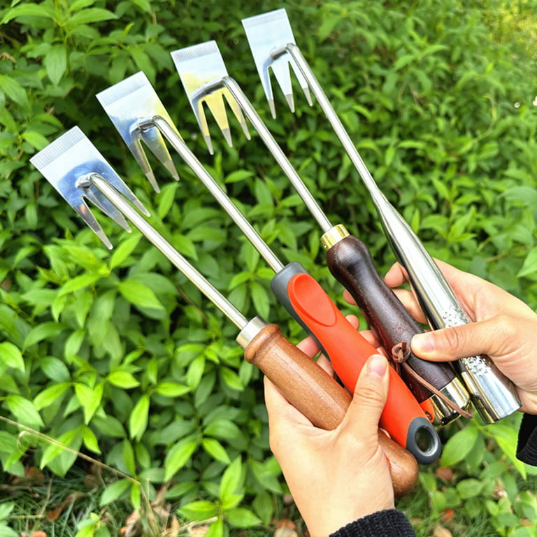 Weeding Artifact Uprooting Weeding Tool Steel Weed Puller 4 Teeth Dual  Purpose Weeder Hand Remover Tool For Garden - AliExpress