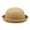Khaki, variant on Hats Christmas Elegant Adults Solid Roll Up Brim Panama Bowler Bucket Mens Womens Classic Wool Round Bowler Cap Winter Hats For Women