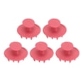 thumbnail image 3 of Shampoo Washing Brush, Growth Promotion 5Pcs Wide Application Silicone Easy Holding Comb Scalp Massager Portable  For Travel, 3 of 8